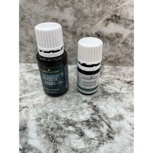 Young Living Essential Oil -Winter Nights- (5ml) Evergreen Essence (15ml) Open